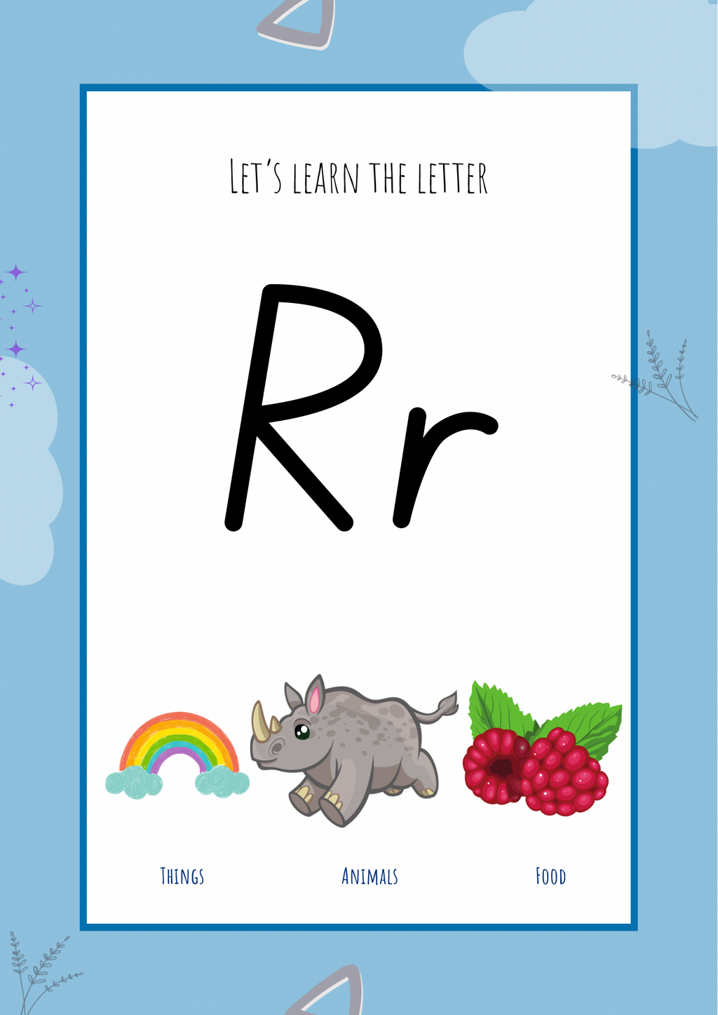 Alphabet cards