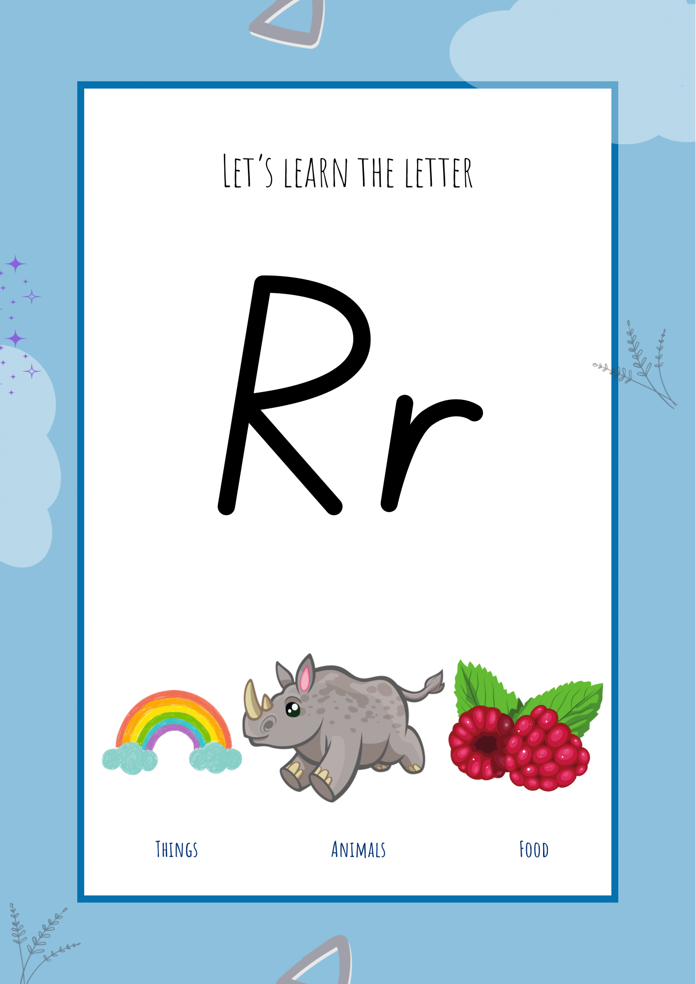 Alphabet cards