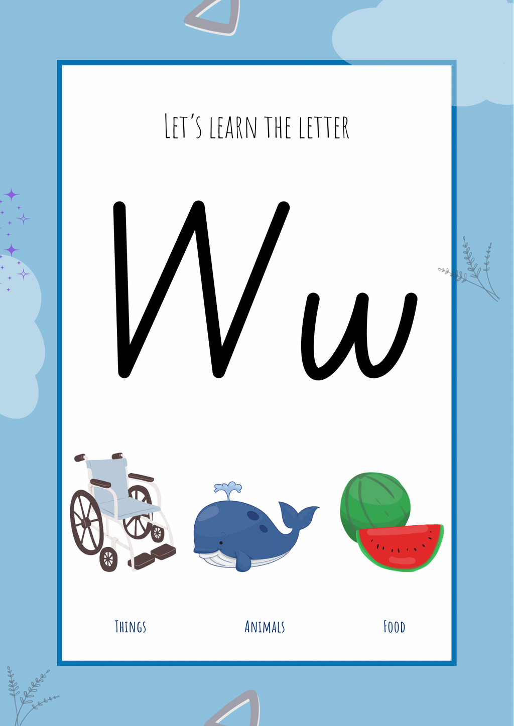Alphabet cards