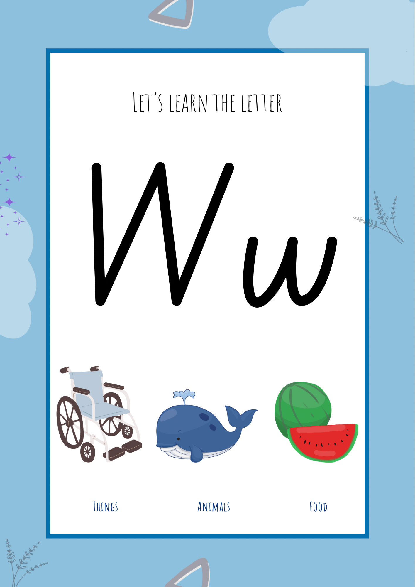Alphabet cards