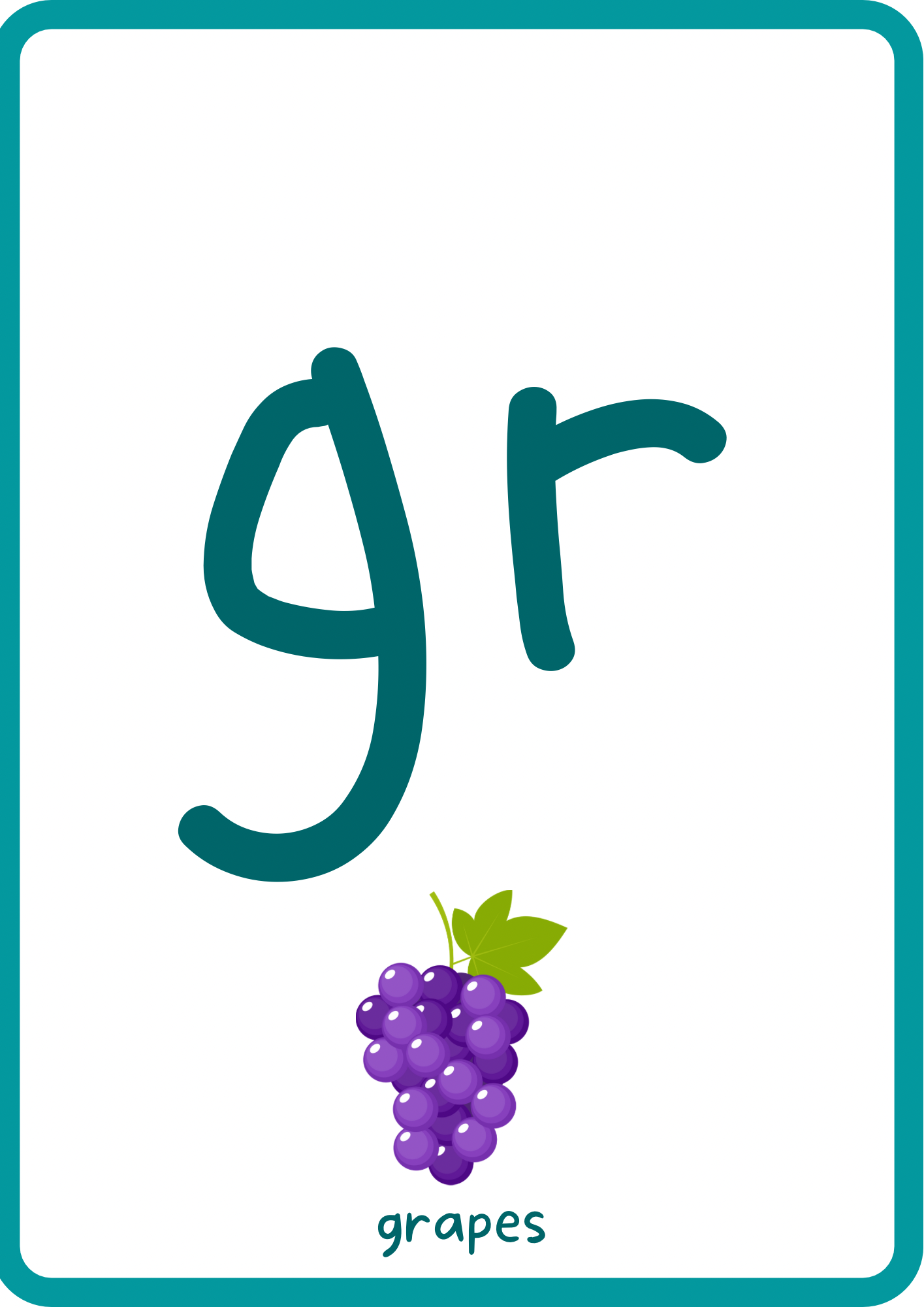 Digraph cards