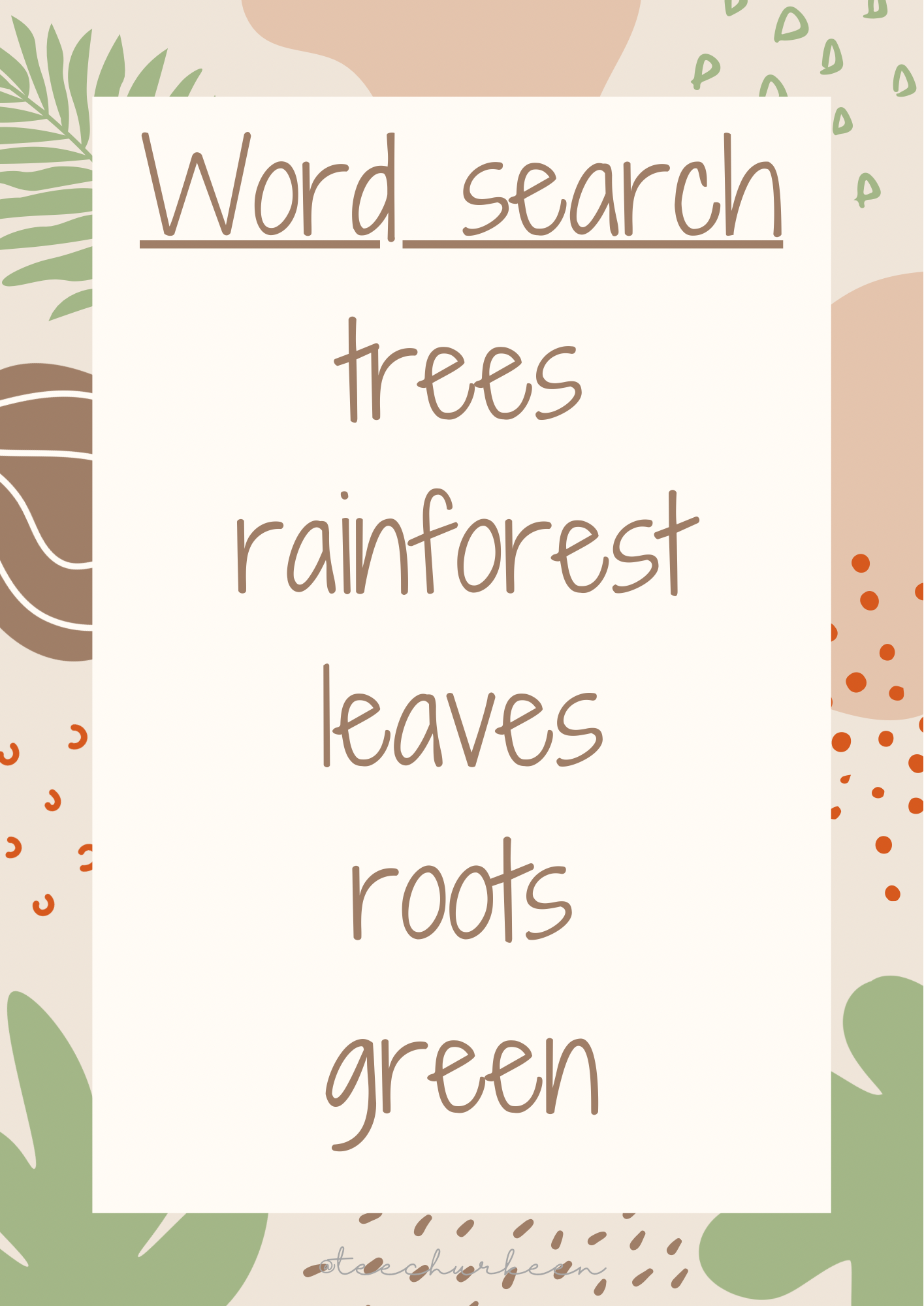 Rainforest search