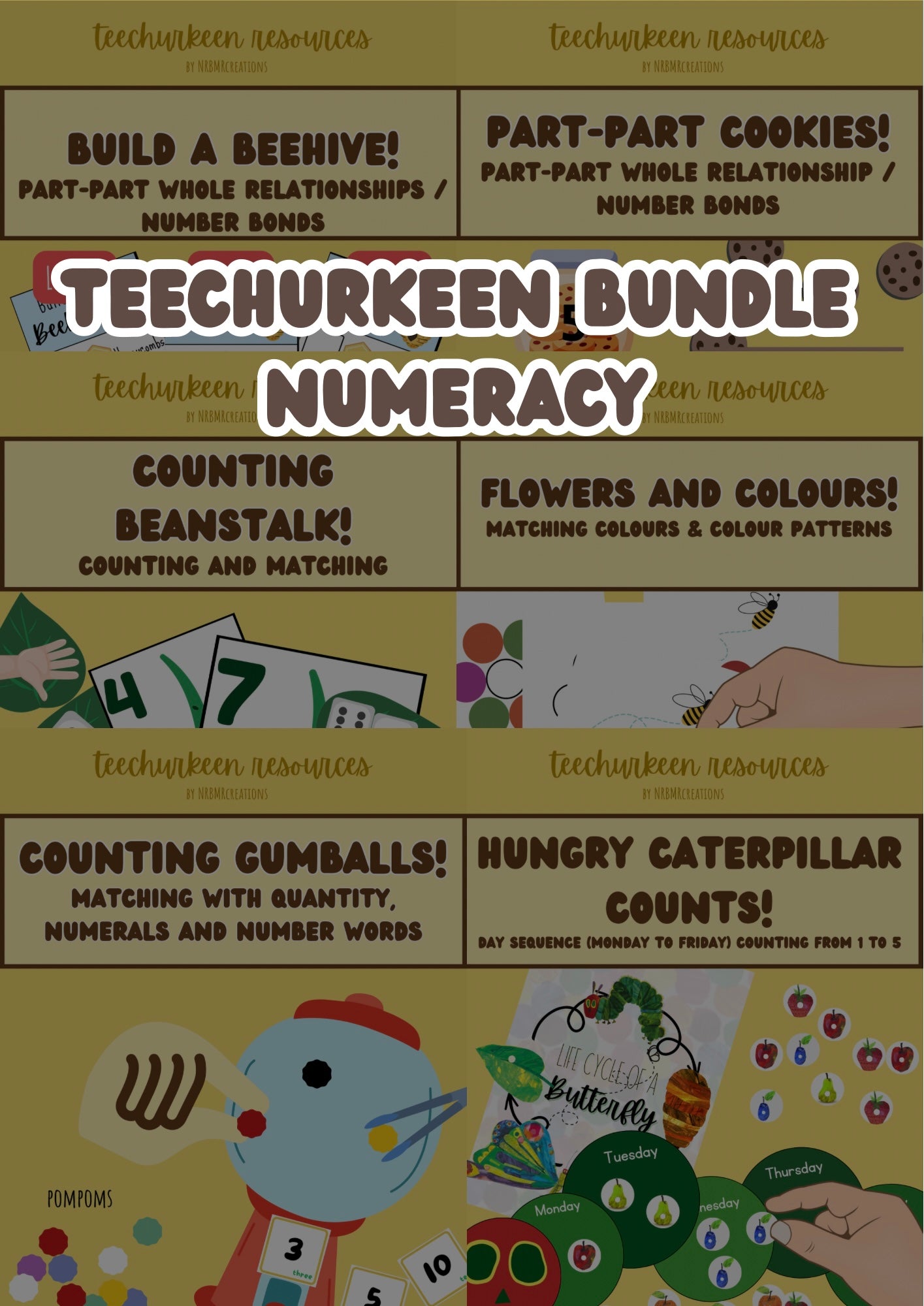 TEECHURKEEN NUMERACY BUNDLE